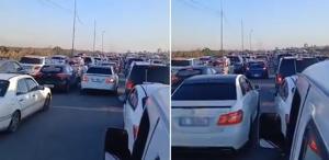 Lübnan’dan büyük kaçış Araçlarıyla sınıra doğru akın ettiler