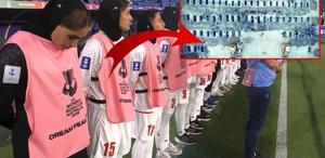İran Kadın Milli Futbol Takımı 160’tan fazla çocuğun ölmesine kayıtsız kalmadı
