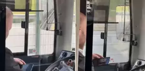 Metrobüs şoförü direksiyon başında video izledi, facianın eşiğinden dönüldü