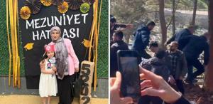 Zeytinburnu’nda denizde ölü bulunan anne ve kızı son yolculuğuna uğurlandı