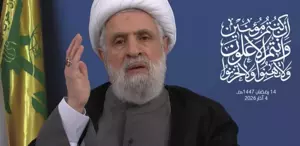 Hizbullah lideri Kasım, hem Lübnan halkına hem de İsrail’e seslendi: Teslim olmayacağız