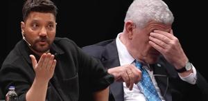 Programa damga vuran an: Müsavat Dervişoğlu ile Oğuzhan Uğur konuşurken ’’ölüm’’ haberi geldi