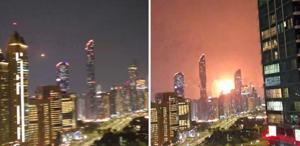 Dubai’de gökdelenlerin dibinde füzeleri savundular