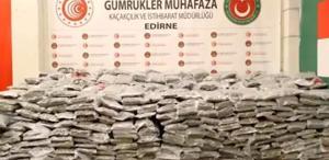 Kapıkule’de 1.2 milyar TL’lik uyuşturucu ele geçirildi