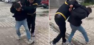 Telefonunu gören polis sapığı kıskıvrak böyle yakaladı