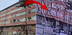 5. kattan balıklama atladı Korkunç olay kamerada