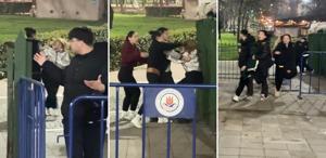 Liseliler parkı boks ringine çevirdi: Seni mermi manyağı yapacağım