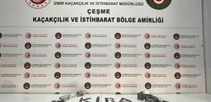 Çeşme Limanı’nda 7 bin 550 tarihi eser yakalandı