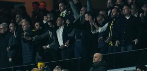 Sadettin Saran son dakikada gelen gol sonrası sevinçten çılgına döndü