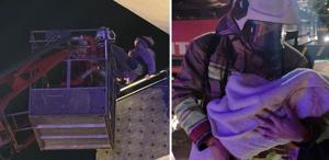 Yangın çıkan apartmanda can pazarı: 30 kişiyi itfaiye kurtardı