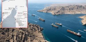 Hürmüz Boğazı’ndaki hareketlilik, takip sisteminde böyle görüntülendi