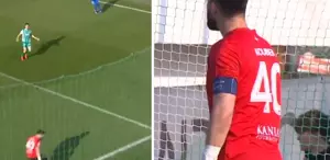 Uzaklaştırdığı top evin balkonuna gitti