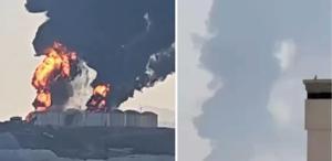 Umman’da petrol merkezindeki limana İHA saldırısı