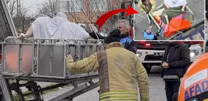 240 kiloluk genç kadın için seferberlik Pencereyi söküp vinçle indirdiler