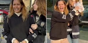 8 çocuk annesi kadın tutuklanınca ağlayarak cezaevine götürüldü