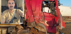 İsrail füzesinin hayattan kopardığı Fırat’ın öldüğü TIR’ın görüntüleri ortaya çıktı