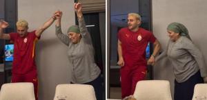 Barış Alper galibiyetin tadını annesiyle beraber çıkardı