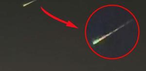 Uşak’ta gökyüzünde parlak bir cisim görüldü