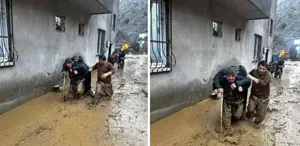 Şırnak’ta sel ve heyelan Ev ve ahırlar zarar gördü