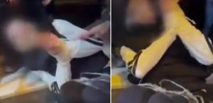 Elleri ve ayakları bantlanarak akranları tarafından darbedildi