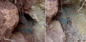 Define kazısı Yaptı, çıkanı görünce sevinçten havaya uçtu