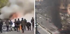 Tahran’a hava saldırısı Büyük panik yaşandı