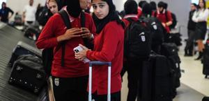 İran Kadın Milli Futbol Takımı İstanbul Havalimanı’na iniş yaptı