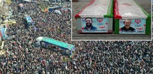 Ali Laricani son yolculuğuna uğurlanıyor İran’dan gövde gösterisi gibi cenaze töreni