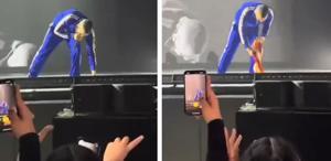 Dünyaca ünlü rapçinin konserinde açtığı bayrak olay oldu