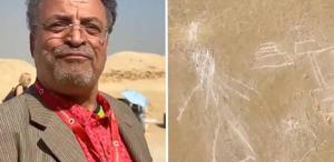 Tur rehberi Mısır’da 4 bin yıllık piramite çöp adam ve kadın çizdi, hapis cezası alabilir