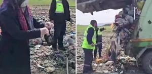 Altınları sakladığı yere bakın: Belediye ekipleri seferber oldu