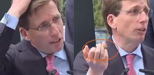 Madrid Belediye Başkanı’nın konuşması güvercin ’’müdahalesi’’yle yarıda kaldı