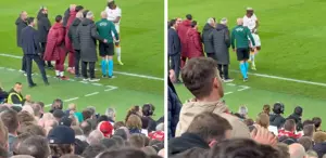 Taraftarı korkutan görüntü Sakatlık yaşayan Osimhen kolunu oynatamadı