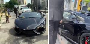 Kendi memleketinde silahlı korumalarla geziyor