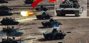 Savaş hazırlığı gibi hamle Veliahtıyla birlikte tankın başına geçti