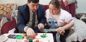 Etimesgut’ta down sendromlu bireyler unutulmadı