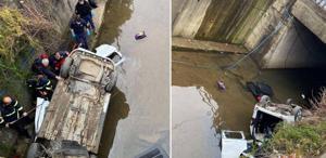 Giresun’da otomobil dere yatağına uçtu 3 kişi öldü, 2 kişi ağır yaralandı