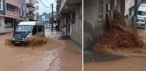 Şanlıurfa’da sağanak yağış sele dönüştü, ev ve oteli su bastı