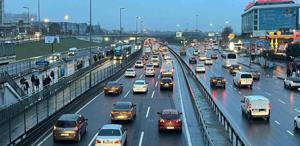 İstanbul’da bayram tatili sonrası trafik yoğunluğu