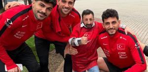 Milli Takım kampına damga vuran ziyaret