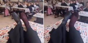 Okulda çekilen görüntüye bakın: Tepki gelince silmek zorunda kaldılar