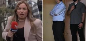 İsrail Cumhurbaşkanı Herzog ecel terleri döktü Basın açıklaması sırasında füze düştü