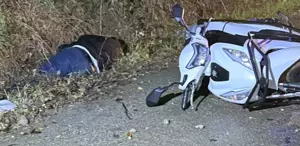 Bursa’da devrilen motosikletin sürücüsü öldü