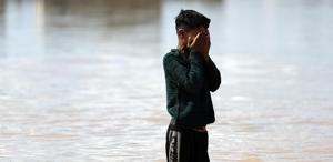 Suriye’nin Haseke vilayetinde meydana gelen sel nedeniyle yüzlerce evi su bastı