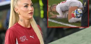 Ünlü kadın futbolcu Alisha Lehmann bu kez korkuttu