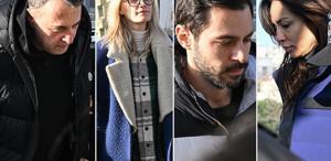 Uyuşturucu soruşturmasında gözaltına alınan ünlüler adliyede Fikret Orman, Hakan Sabancı, Didem Soydan...