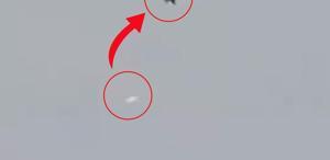 İran’ın ABD’ye ait FA-18 savaş uçağını hedef aldığı anlar kamerada