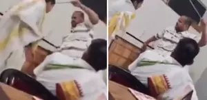 Küçük kızı defalarca kırbaçladı