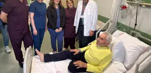 Kalbi 3 saat durdurularak, aort damarı değiştirildi