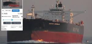 140 bin ton petrol yüklü Türk tankerine dron isabet etti